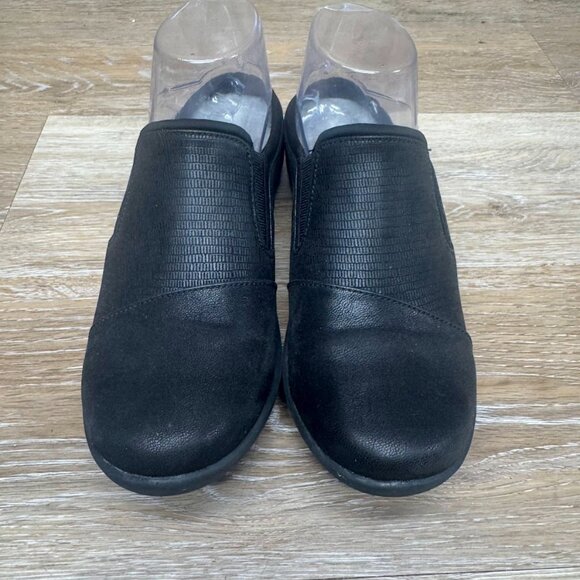 Clarks Cloudsteppers Sillian Free Black Textile Clog Women's Size 6.5 - Picture 2 of 7